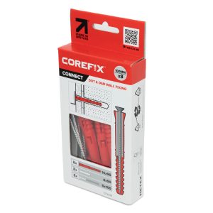 Corefix Connect 100mm dot & dab wall fixing pack of 8